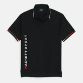IMPORTED HKT SPORT MEN'S POLO SHIRT (BLACK)