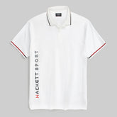 IMPORTED HKT SPORT MEN'S POLO SHIRT (WHITE)
