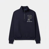 RL PREMIUM P LOGO COTTON FLEECE ZIP-UP (NAVY BLUE)