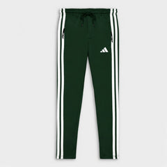 ADDAS EDGE LINE POLYESTER FLEECE TRACKSUIT (GREEN)
