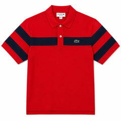 LCSTE TWIN STRIPE POLO SHIRT (RED)