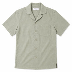 COTTON EAGLE RELAXED FIT IRISH LINEN SHIRT (MINT STONE)