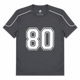 ADDAS ACTIVE WEAR PIPING OVERSIZED 80 T-SHIRT (DARK GREY)