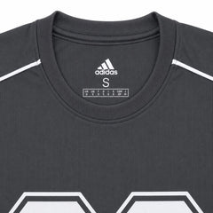 ADDAS ACTIVE WEAR PIPING OVERSIZED 80 T-SHIRT (DARK GREY)