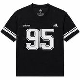 ADDAS ACTIVE WEAR V NECK OVERSIZED 95 T-SHIRT (BLACK)