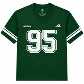 ADDAS ACTIVE WEAR V NECK OVERSIZED 95 T-SHIRT (DARK GREEN)