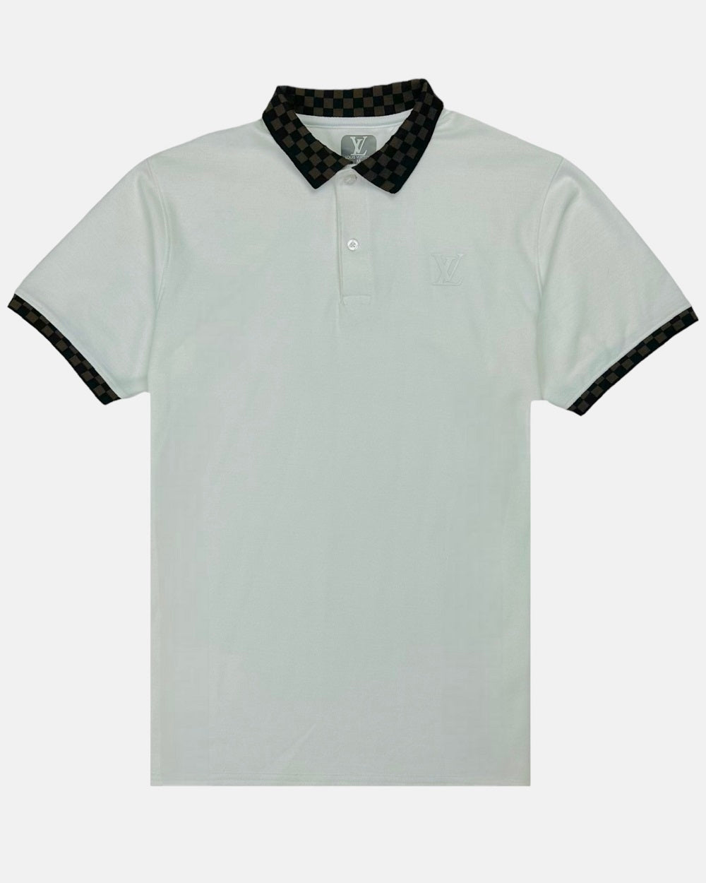 L-V Premium Polo Shirt Navy Blue – Leftovers Den