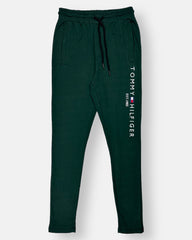 Tommy Premium Cotton Tracksuit (Olive Green) - Xl