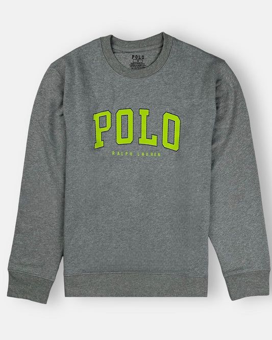 RL Polo Cotton Terry Sweatshirt Heather grey