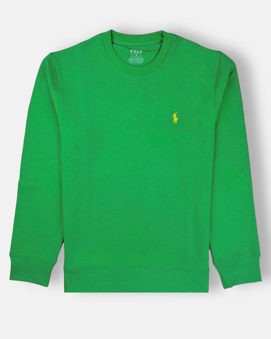 RL Small Pony Cotton terry SweatShirt Green