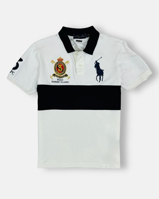 RL Premium Summer Classic Polo Shirt (White)