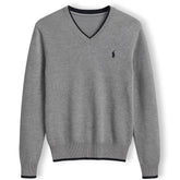 RL Premium F/S Knitted Sweater (Heather Grey)