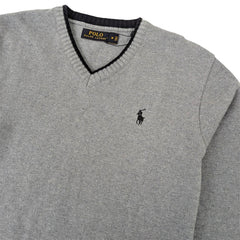 RL Premium F/S Knitted Sweater (Heather Grey)