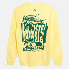 LCSTE PREMIUM COTTON FLEECE GRAPHIC PRINT SWEATSHIRT (LIME)