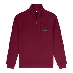 LCSTE PREMIUM COTTON FLEECE FRONT POCKET ZIP MOCKNECK (MAROON)
