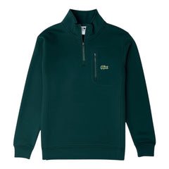 LCSTE PREMIUM COTTON FLEECE FRONT POCKET ZIP MOCKNECK (GREEN)
