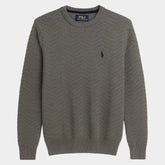 RL Premium V Knit Sweater (Dark Grey)