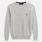 RL Premium V Knit Sweater (Silver)
