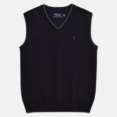 RL Premium S/L Knitted Sweater (Black)