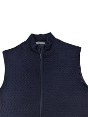 Z.A.R.A PREMIUM SELF TEXTURED GILLET (NAVY BLUE)