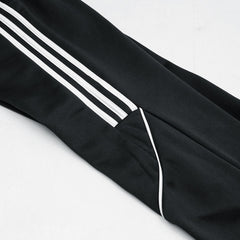 ADDAS Imported Piping-Fleece Tracksuit (White&Black)