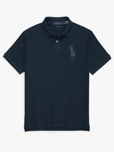 RL Premium Big Pony Self Emb Polo shirt (Navy Blue)