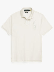 RL Premium Big Pony Self Emb Polo shirt (Off-White)