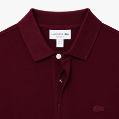 LCSTE PARIS STRETCH PIQUE COTTON POLO SHIRT (MAROON)