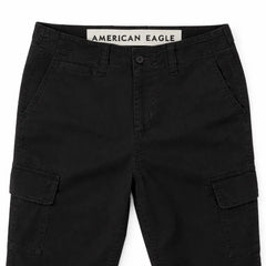 AE SIX POCKET REGULAR FIT CARGO TROUSER (BLACK)