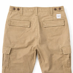 AE SIX POCKET REGULAR FIT CARGO TROUSER (CAMEL)