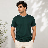 RL SMALL PONY CREW TIPPED T-SHIRT (GREEN)