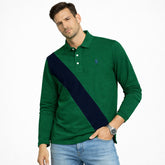 RL Small Pony Paneled Polo Shirt (Green)