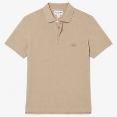 LCSTE PARIS STRETCH PIQUE COTTON POLO SHIRT (KHAKI)