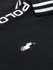RL Premium Placket Polo Shirt (Black)