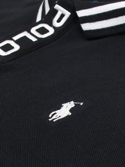RL Premium Placket Polo Shirt (Black)