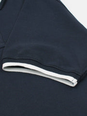 RL Premium Placket Polo Shirt (Navy Blue)