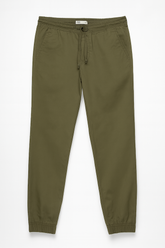 Z.A.R.A Premium Cotton Waist Jogger Trouser (Olive Green)