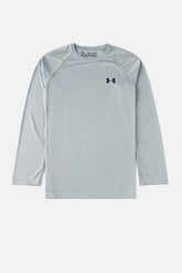UA Premium Dri Fit Full Sleeves T-Shirt (Heather Grey)