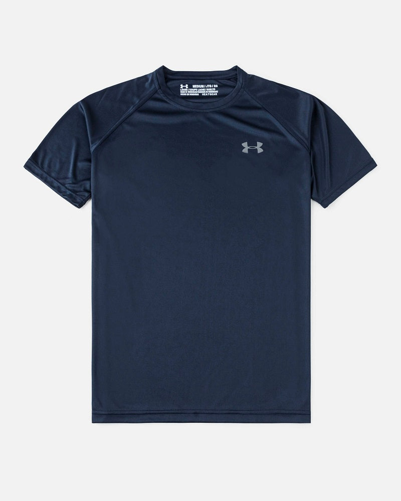 UA Premium Dri Fit T-Shirt (Navy Blue) – Leftovers Den