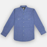 Z.A.R.A Premium Double Pocket Casual Shirt ( Sky Blue )