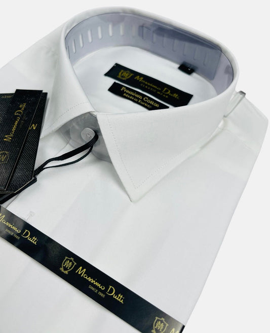Mussimo Duti Imported Formal Shirt (White)