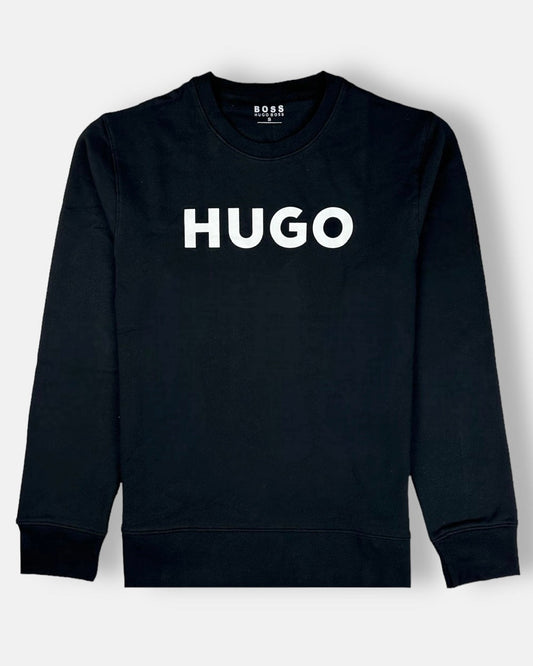 HGO BOS Premium Cotton Sweat Shirt Black