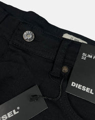 DESL Premium Slim Fit Denim Jeans jet Black