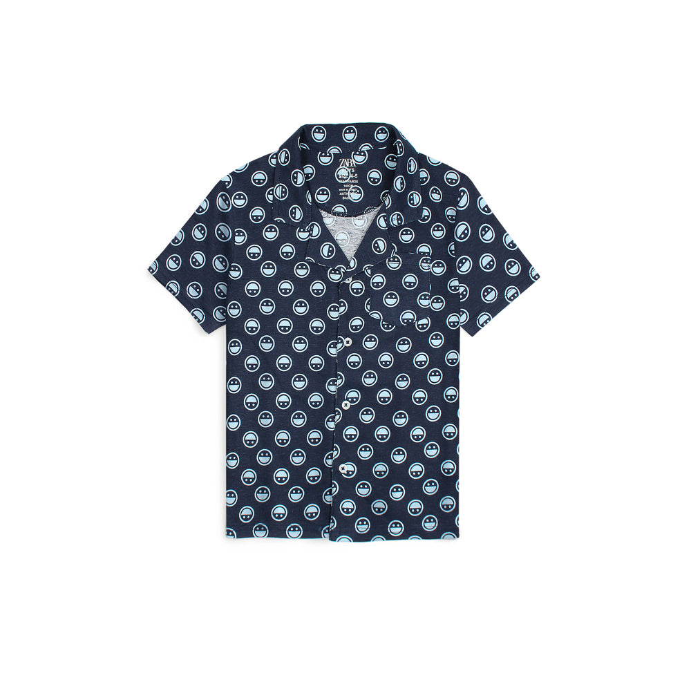ZR PREMIUM KIDS SMILY FACE CASUAL SHIRT