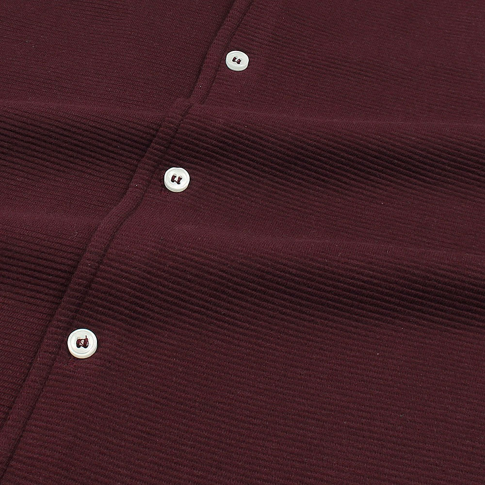 Z.A.R.A BASIC MEN'S CUBAN COLLAR CASUAL SHIRT (MAROON)