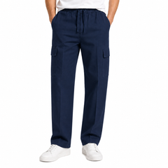 Z.A.R.A IMPORTED FOUR POCKET OVERSIZE TROUSER (NAVY BLUE)