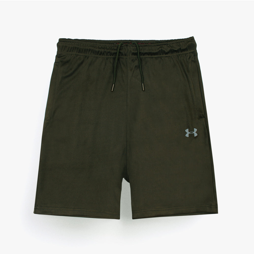 UA Premium Dri-Fit Woven Graphic Short (Military Green)