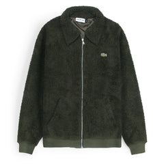 Lcste Imported Sherpa Zipper Jacket (Olive Green)