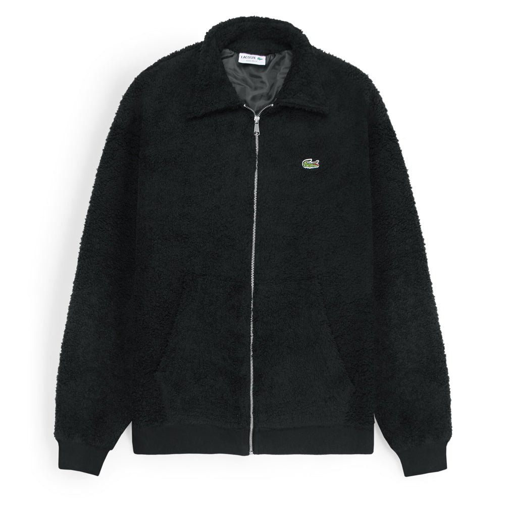 Lcste Imported Sherpa Zipper Jacket (Black)