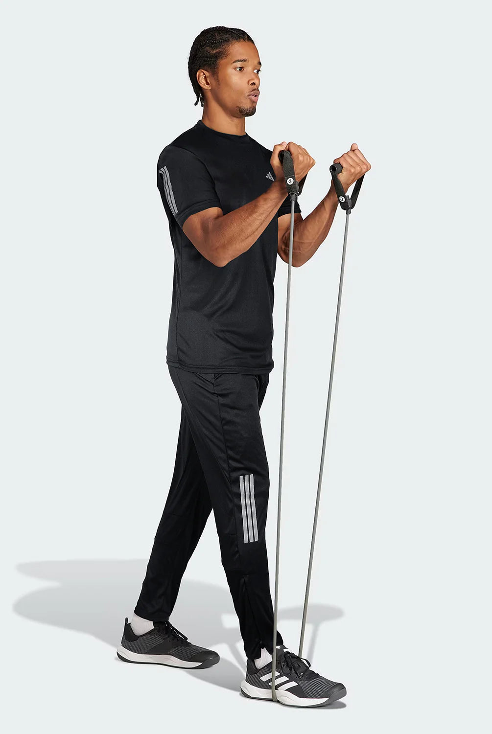 ADDAS Premium Dri-Fit Tracksuit (Black) T4